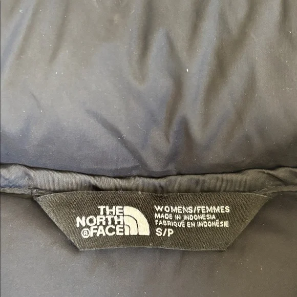 North Face 700 Goose Down Puffer Vest Black Women’s Size Small - Picture 3 of 15